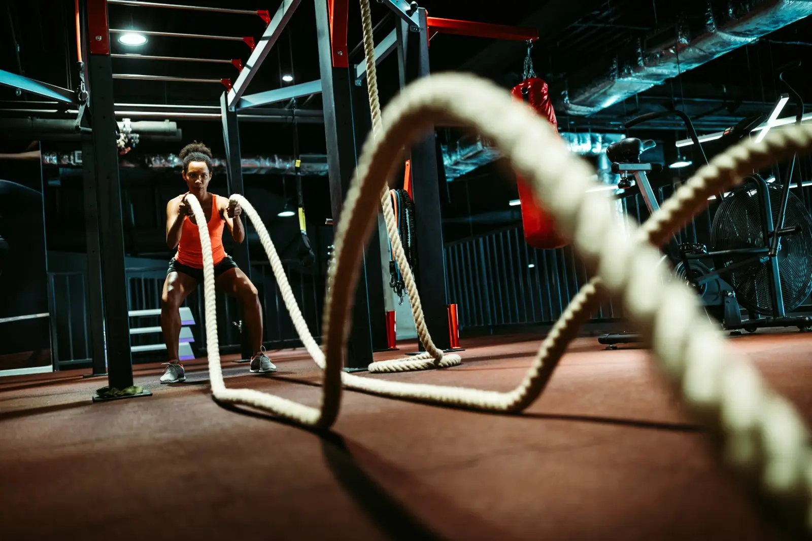 Battle rope training at DemiGod